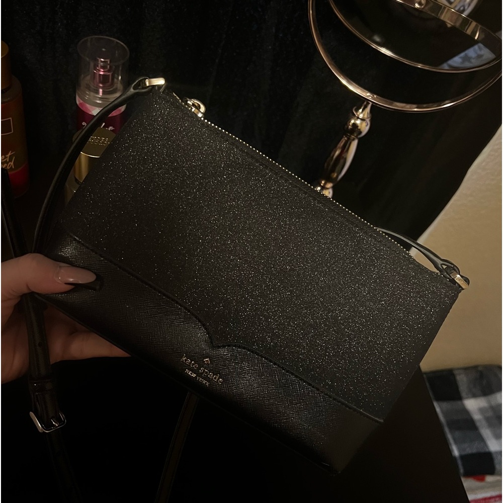 Kate Spade Lola Glitter Crossbody Purse 🖤